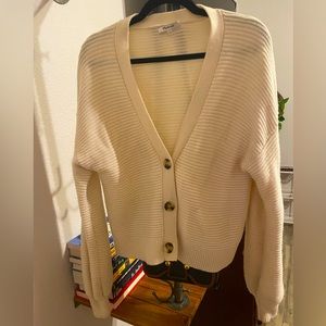Madewell Shelley Cardigan Cream